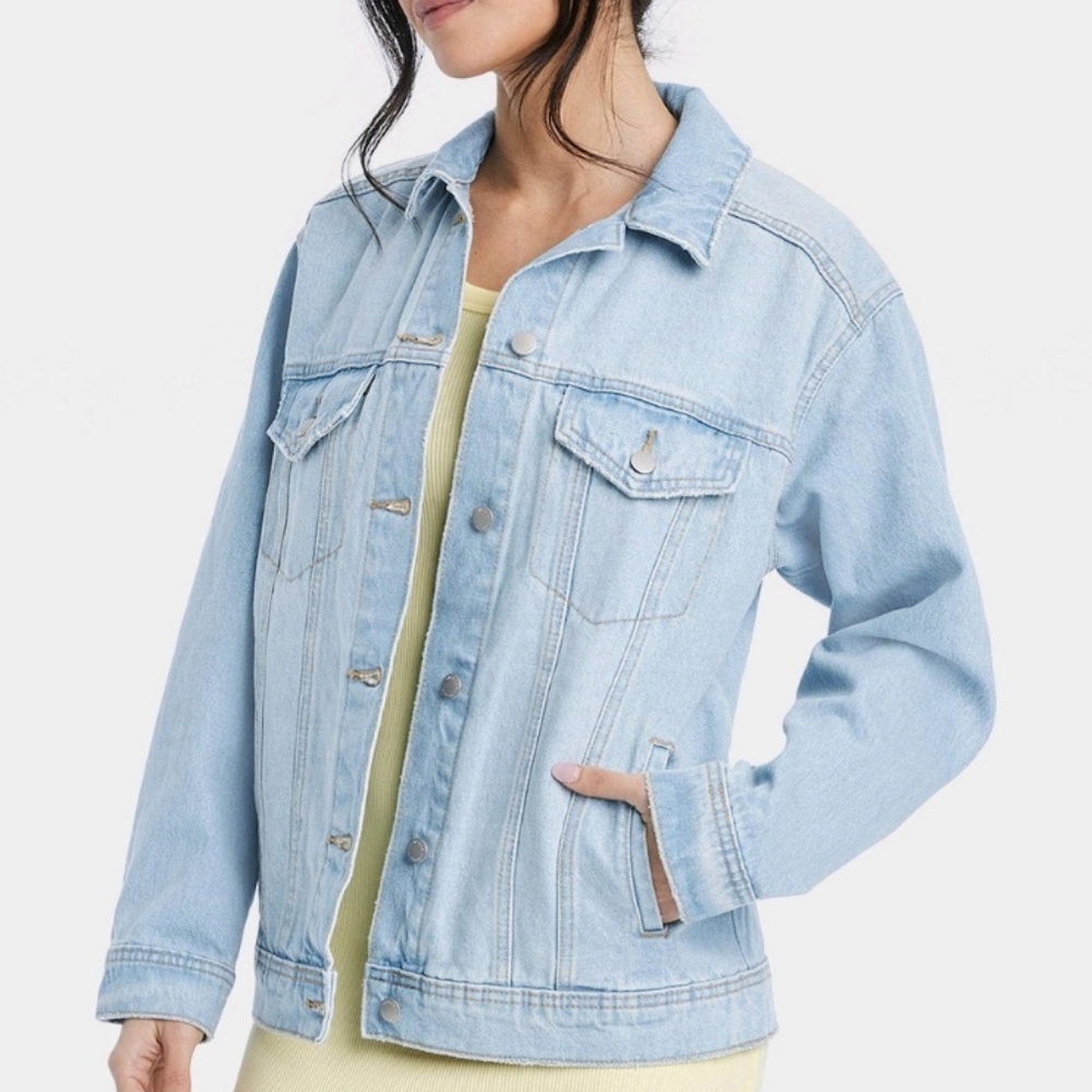 New Target Universal Thread 90s Trucker Jean Jacket Medium NWOT